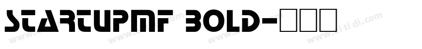 StartUpMF Bold字体转换